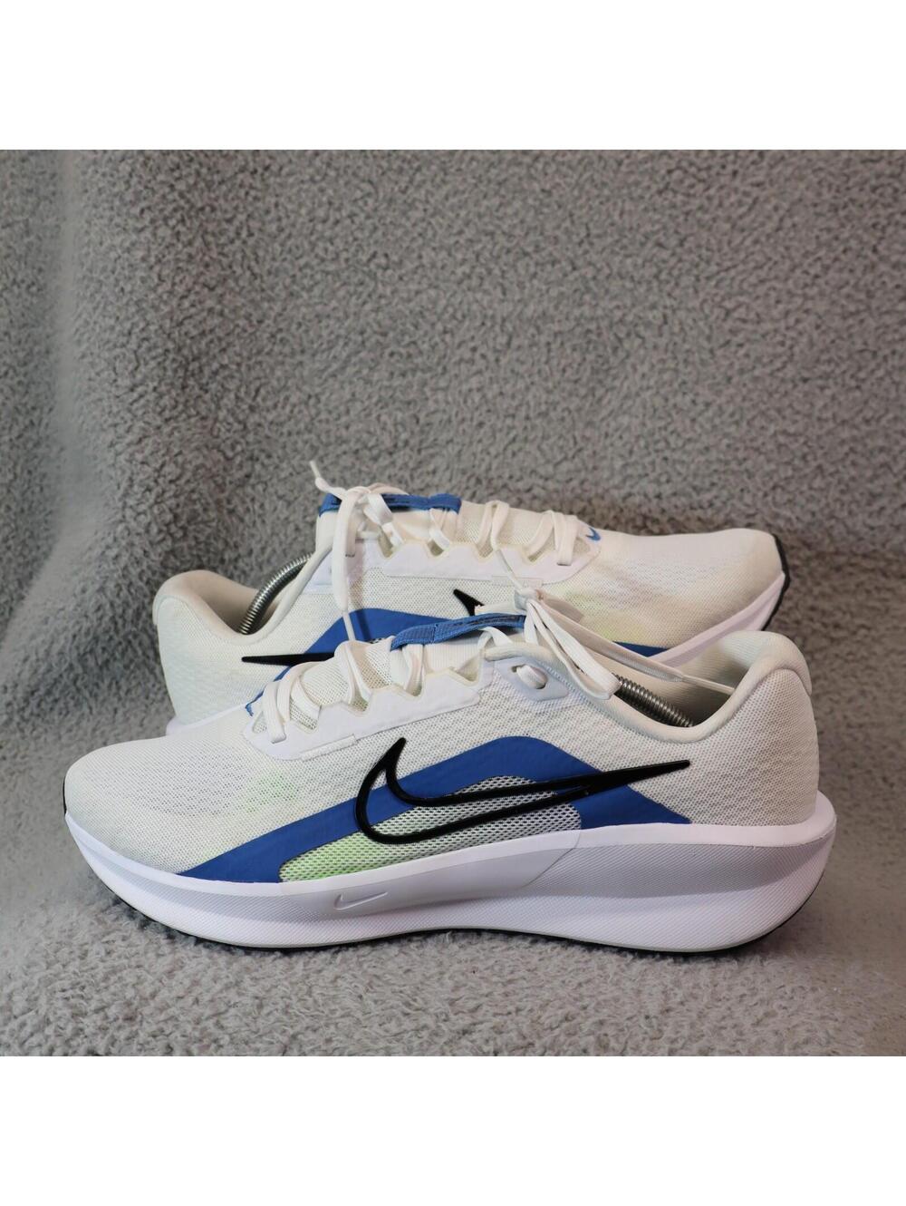 Nike Downshifter 13 Men sz 13 Sneakers FD6454-103 White Blue